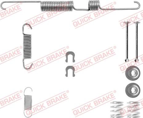 QUICK BRAKE 105-0738-1 - Комплектующие, барабанный тормозной механизм unicars.by