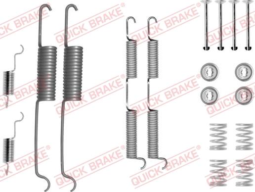 QUICK BRAKE 1050727 - Комплектующие, барабанный тормозной механизм unicars.by