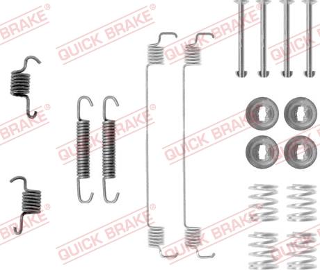 QUICK BRAKE 105-0777 - Комплектующие, барабанный тормозной механизм unicars.by