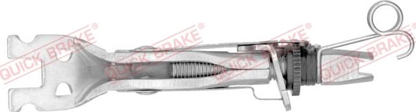 QUICK BRAKE 10153002-1R - Комплект регулятора, барабанный тормозной механизм unicars.by