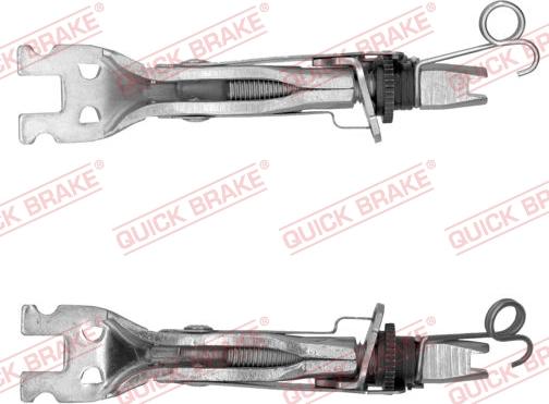 QUICK BRAKE 101 53 002 - Комплект регулятора, барабанный тормозной механизм unicars.by