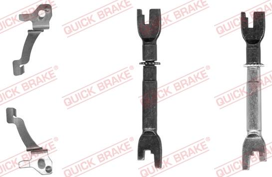 QUICK BRAKE 108 53 009 - Комплект регулятора, барабанный тормозной механизм unicars.by