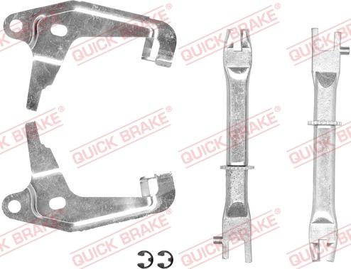 QUICK BRAKE 108 53 004 - Комплект регулятора, барабанный тормозной механизм unicars.by