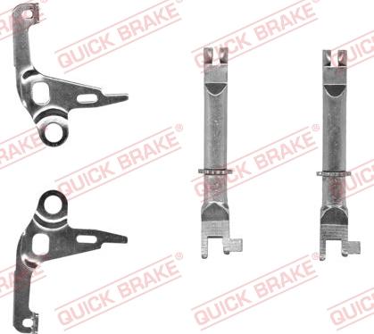 QUICK BRAKE 108 53 002 - Комплект регулятора, барабанный тормозной механизм unicars.by