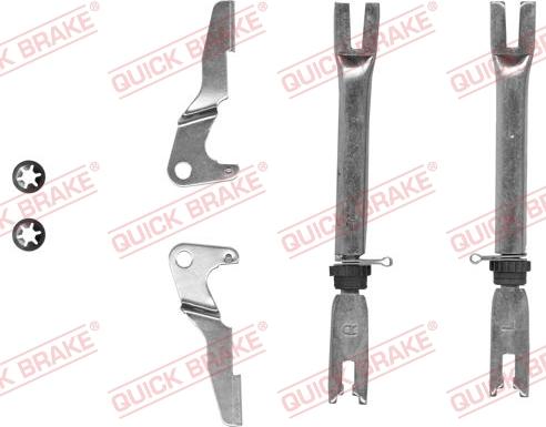 QUICK BRAKE 102 53 008 - Комплект регулятора, барабанный тормозной механизм unicars.by