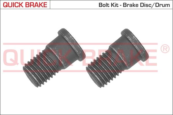 QUICK BRAKE 11666K - Комплект болтов, тормозной диск unicars.by