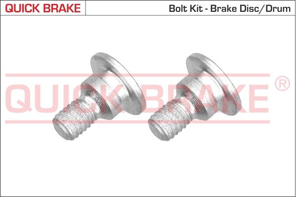 QUICK BRAKE 11660K - Комплект болтов, тормозной диск unicars.by