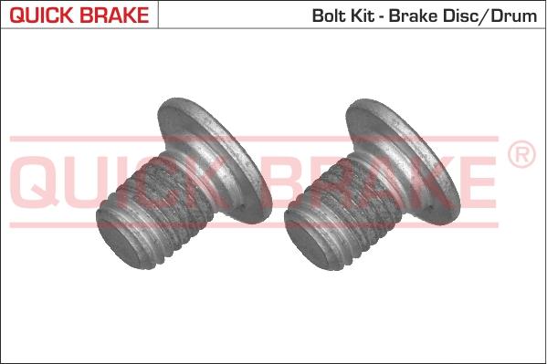 QUICK BRAKE 11661K - Комплект болтов, тормозной диск unicars.by