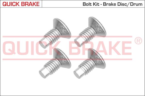 QUICK BRAKE 11663K - Комплект болтов, тормозной диск unicars.by