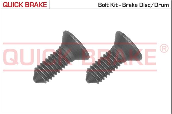 QUICK BRAKE 11667K - Комплект болтов, тормозной диск unicars.by