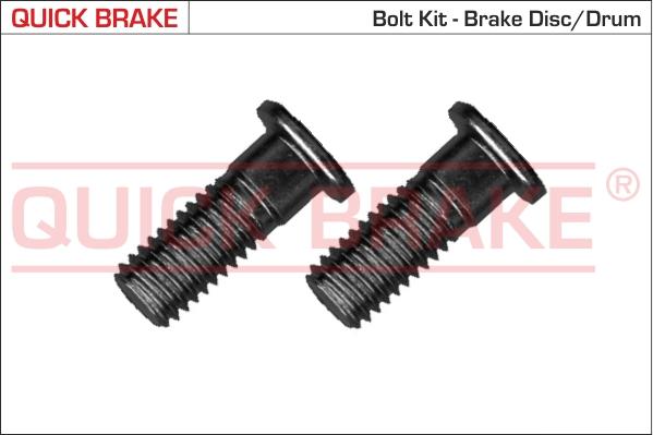 QUICK BRAKE 11675K - Комплект болтов, тормозной диск unicars.by