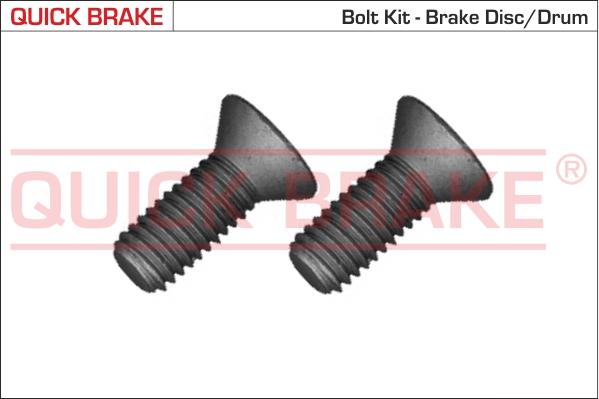 QUICK BRAKE 11676K - Комплект болтов, тормозной диск unicars.by