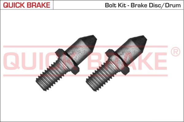 QUICK BRAKE 11678K - Комплект болтов, тормозной диск unicars.by