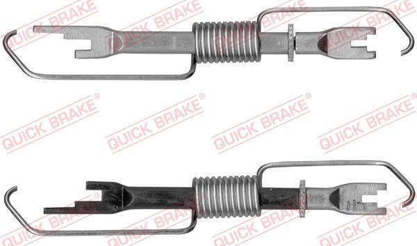 QUICK BRAKE 111 53 006R - Комплект регулятора, барабанный тормозной механизм unicars.by