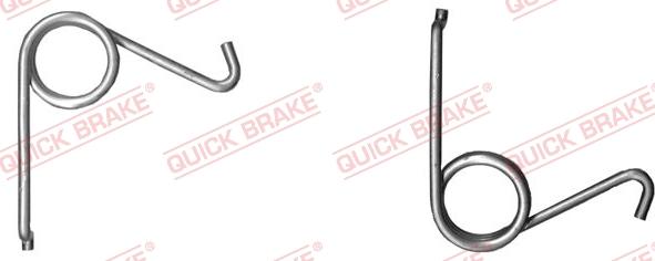 QUICK BRAKE 113-0522 - Ремкомплект, вал стояночный тормозной (тормозной суппорт) unicars.by