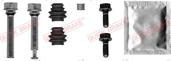 QUICK BRAKE 113-0013X - Комплект направляющей гильзы, тормозной поршень unicars.by