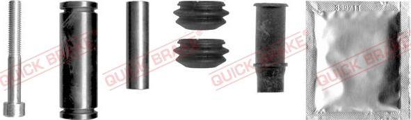 QUICK BRAKE 113-1362X - Комплект направляющей гильзы, тормозной поршень unicars.by