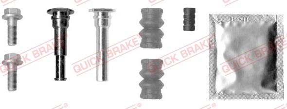 QUICK BRAKE 113-1387X - Комплект направляющей гильзы, тормозной поршень unicars.by