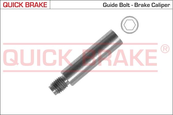 QUICK BRAKE 11286 - Направляющий болт, корпус скобы тормоза unicars.by