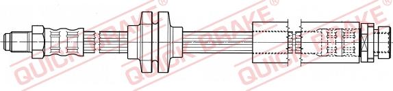 QUICK BRAKE 35.902 - Тормозной шланг unicars.by