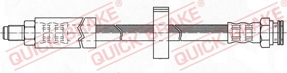 QUICK BRAKE 32.907 - Тормозной шланг unicars.by