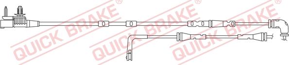 QUICK BRAKE WS 0420 A - Сигнализатор, износ тормозных колодок unicars.by