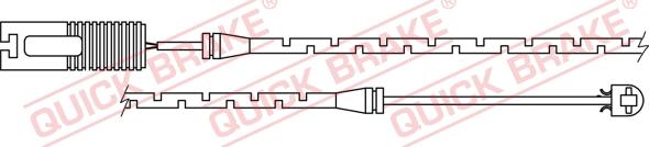 QUICK BRAKE WS 0152 A - Сигнализатор, износ тормозных колодок unicars.by