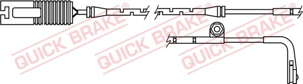 QUICK BRAKE WS 0163 A - Сигнализатор, износ тормозных колодок unicars.by