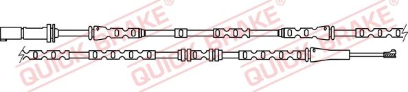 QUICK BRAKE WS 0304 A - Сигнализатор, износ тормозных колодок unicars.by