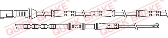 QUICK BRAKE WS 0306 A - Сигнализатор, износ тормозных колодок unicars.by