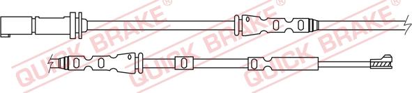 QUICK BRAKE WS 0303 A - Сигнализатор, износ тормозных колодок unicars.by