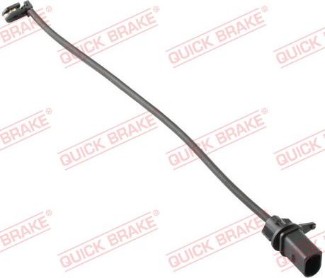 QUICK BRAKE WS 0302 B - Сигнализатор, износ тормозных колодок unicars.by