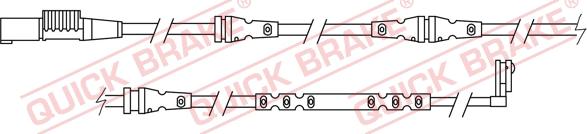 QUICK BRAKE WS 0327 A - Сигнализатор, износ тормозных колодок unicars.by