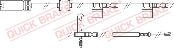 QUICK BRAKE WS 0299 A - Сигнализатор, износ тормозных колодок unicars.by