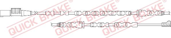 QUICK BRAKE WS 0294 A - Сигнализатор, износ тормозных колодок unicars.by