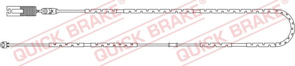 QUICK BRAKE WS 0248 A - Сигнализатор, износ тормозных колодок unicars.by