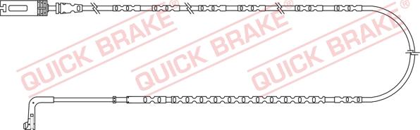 QUICK BRAKE WS 0247 A - Сигнализатор, износ тормозных колодок unicars.by