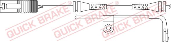 QUICK BRAKE WS 0202 A - Сигнализатор, износ тормозных колодок unicars.by