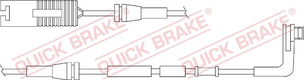 QUICK BRAKE WS 0270 A - Сигнализатор, износ тормозных колодок unicars.by