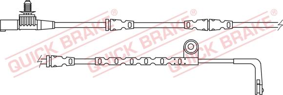 QUICK BRAKE WS 0278 A - Сигнализатор, износ тормозных колодок unicars.by