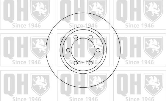 Quinton Hazell BDC4980 - Тормозной диск unicars.by