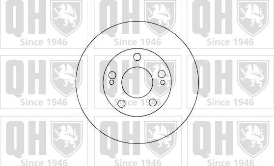 Quinton Hazell BDC4981 - Тормозной диск unicars.by