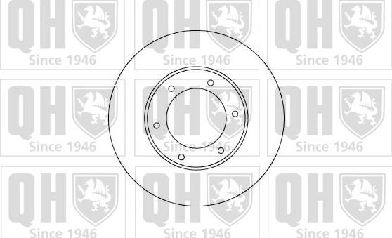 Quinton Hazell BDC4936 - Тормозной диск unicars.by