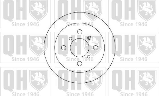 Quinton Hazell BDC4595 - Тормозной диск unicars.by