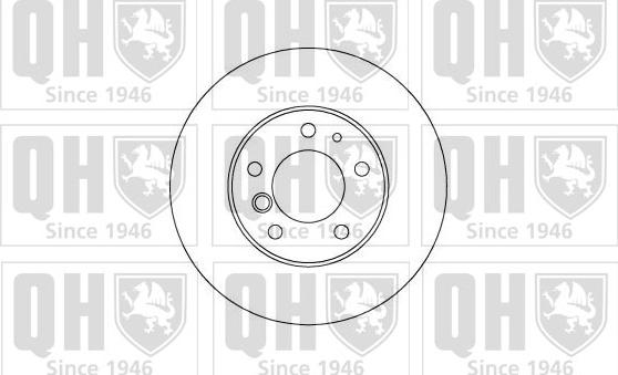 Quinton Hazell BDC4522 - Тормозной диск unicars.by