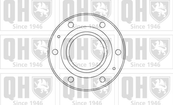 Quinton Hazell BDC4653 - Тормозной диск unicars.by