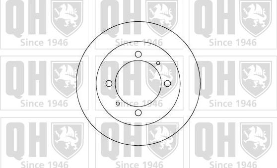 Quinton Hazell BDC4632 - Тормозной диск unicars.by