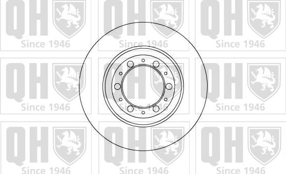 Quinton Hazell BDC4679 - Тормозной диск unicars.by