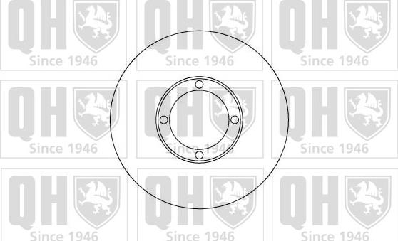 Quinton Hazell BDC4863 - Тормозной диск unicars.by