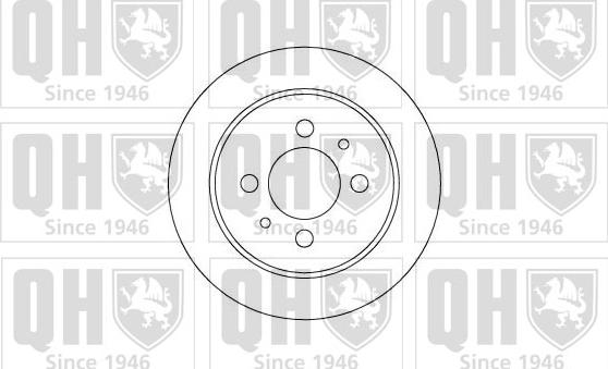 Quinton Hazell BDC4880 - Тормозной диск unicars.by